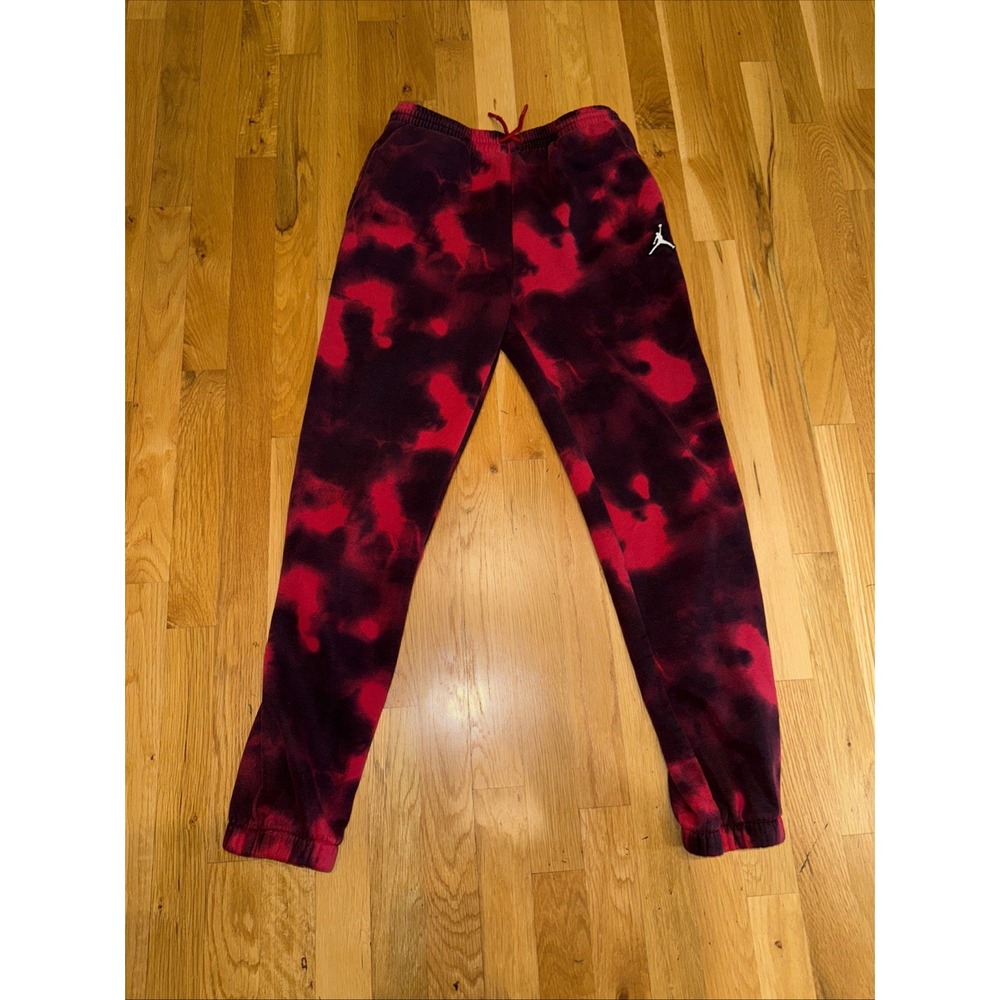 Jordan Girl's‎ Essentials Berry Fleece Pants 45A883-A9V Red/Black NWT